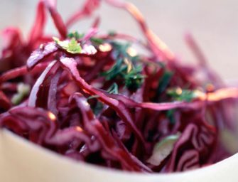 Salade de chou rouge