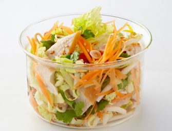 Salade thaï de poulet au chou chinois