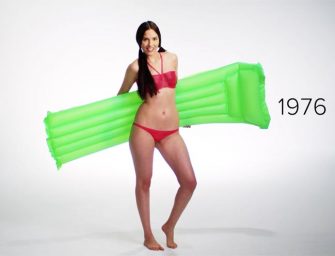 100 ans d’évolution du maillot de bain grâce au body painting