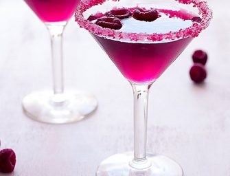 Cosmopolitain à la framboise