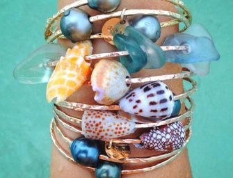 Les bracelets coquillages, les bijoux de plage