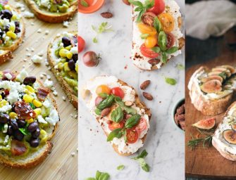 Des idées de bruschettas pour des repas sympas !