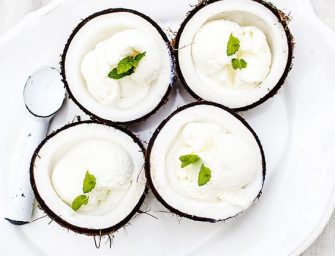 Sorbet léger au coco