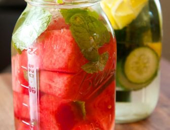 Boisson detox à la pastèque
