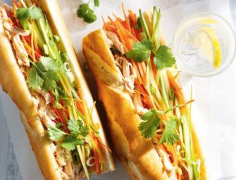 Sandwich au poulet façon vietnamienne