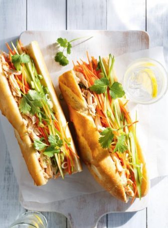 Sandwich au poulet façon vietnamienne