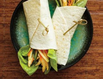 Wrap au poulet et au gingembre