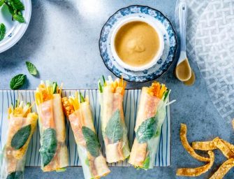 Rouleaux croustillants au tofu