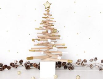 DIY de Noël : Un petit sapin en bois