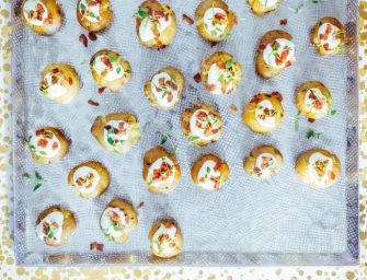 Petites pommes de terre au thym et au bacon