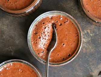 Mousse au chocolat chaude