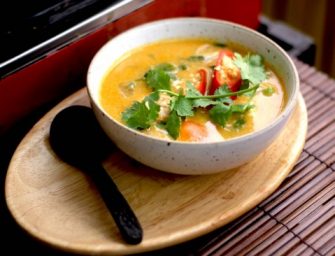 Soupe thaï au lait de coco