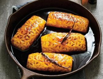 Ananas flambé au rhum