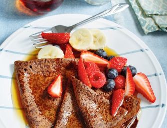 Crêpes fines au chocolat