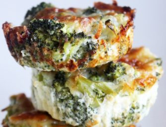 La recette de bouchées brocoli-mozarella