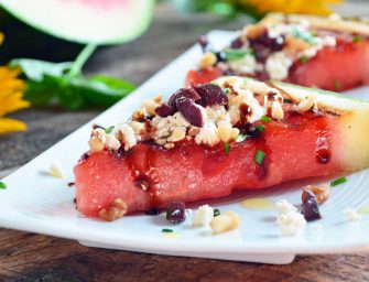 La pastèque grillée, sucrée-salée