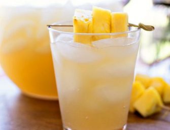 Punch à l&rsquo;ananas et au gingembre