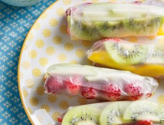 Rouleaux printaniers aux fruits