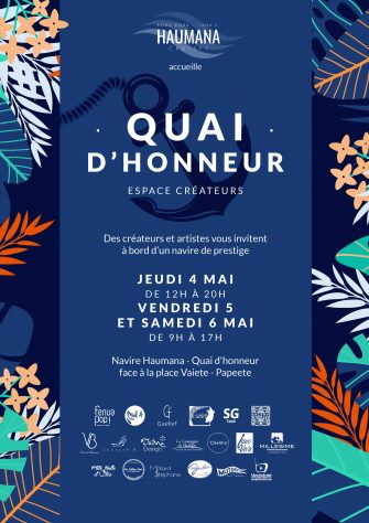 QUAI D’HONNEUR : Le premier pop-up store sur un yacht à Tahiti