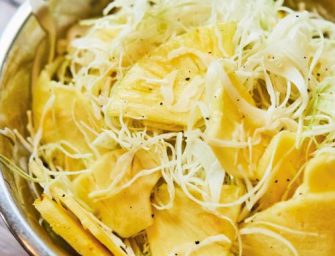 Salade de chou et d&rsquo;ananas