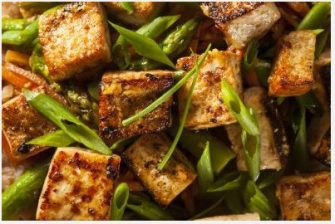 Le tofu aux herbes de Provence