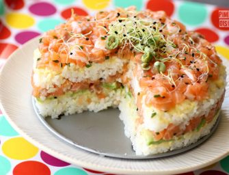 Le sushi cake