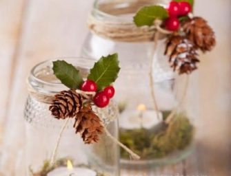 Recyclez vos bocaux pour votre déco de Noël