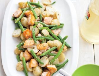 Salade de pommes de terre et de saumon