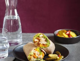 Wrap au poulet croustillant