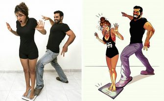 L’illustrateur Yehuda Adi Devir raconte avec humour les petits tracas de la vie de couple