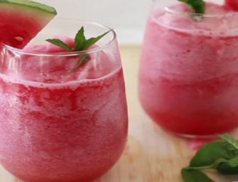 La pastèque frosée, le cocktail du week-end