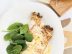 Crêpes aux lardons, pommes de terre et champignons