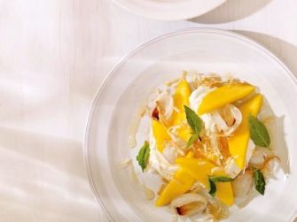 Salade de mangue et litchis