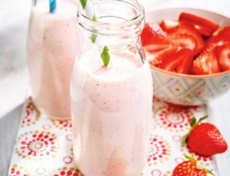 Lait frappé aux fruits