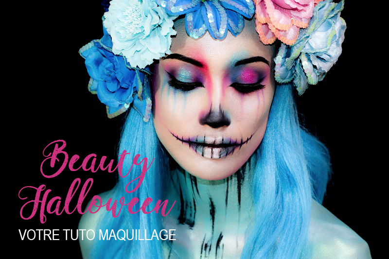 beauty halloween tuto maquillage by audrey bodilis