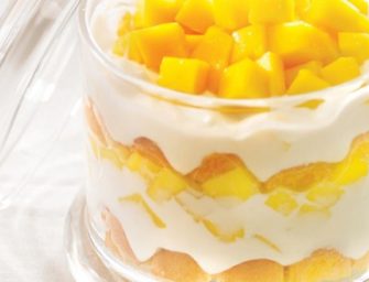 Le trifle à la mangue et au citron