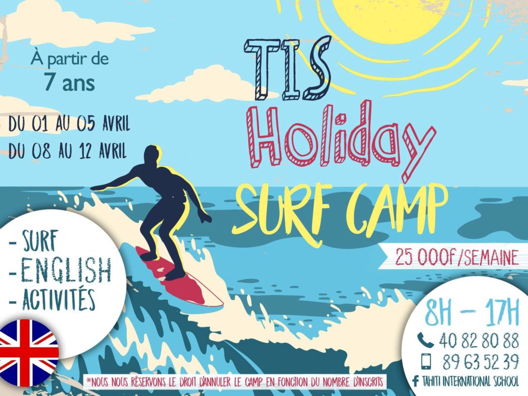 TIS Holiday Surf Camp avril 2019