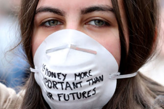 Les photos des protestations contre les changements climatiques dans le monde entier