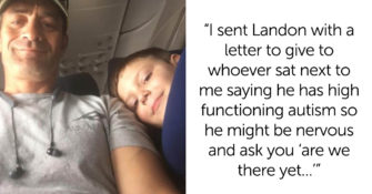 Un enfant autiste voyage seul avec un mot de sa mère, son compagnon de vol réagit à merveille !