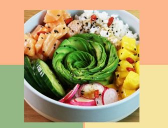 Le poke bowl et sa rose d&rsquo;avocat