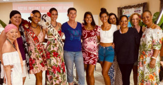Cancer : une belle rencontre entre nos Miss Tahiti et les Amazones de Polynésie