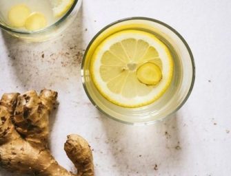 Boisson detox : eau de gingembre citronnée