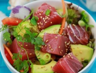 Poke bowl au thon et à l&rsquo;avocat