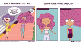 Angela Mary Vaz illustre à merveille la galère des cheveux frisés