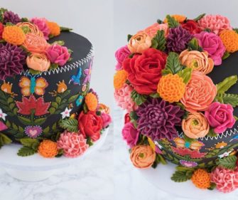 Les gâteaux fleuris de Leslie Vigil