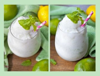 Mojito à la noix de coco glacée