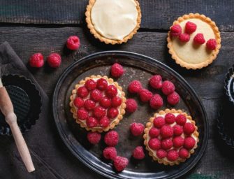Tartelettes noix de coco et framboises