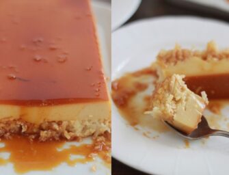 Flan au coco et au lait concentré