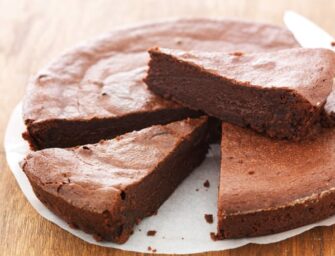 Un gâteau au chocolat sans œuf