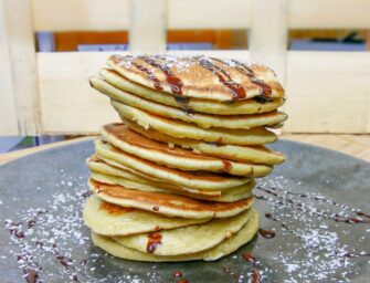 Les pancakes au lait de coco